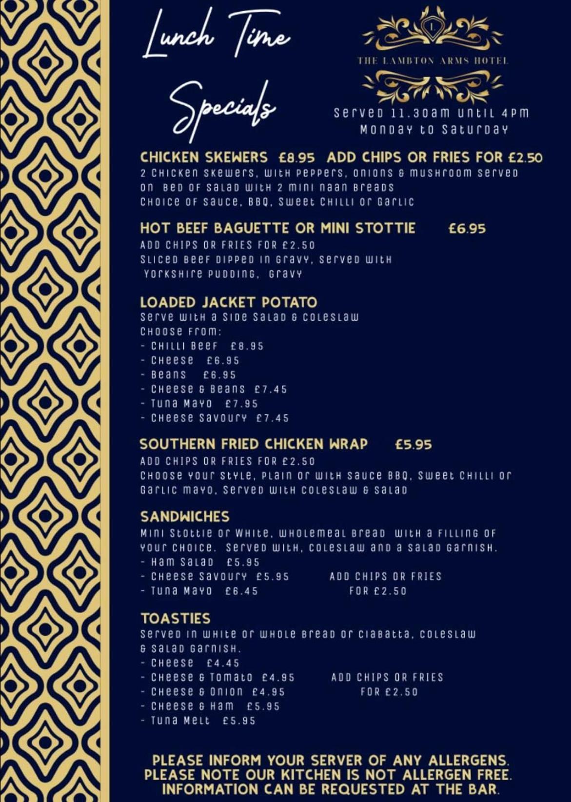 The Lambton Arms Hotel *